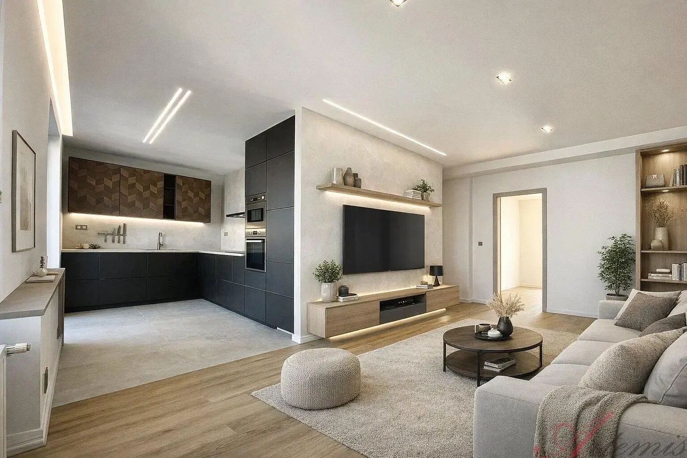 Salón; luz natural, estilo moderno, renovado