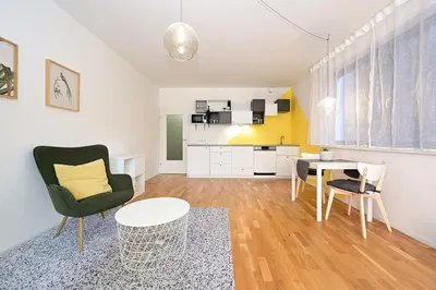 Wohnzimmer; moderner stil, holzboden, tageslicht
