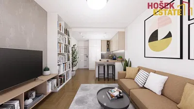 Oturma odası; modern stil, ahşap zemin, doğal ışık