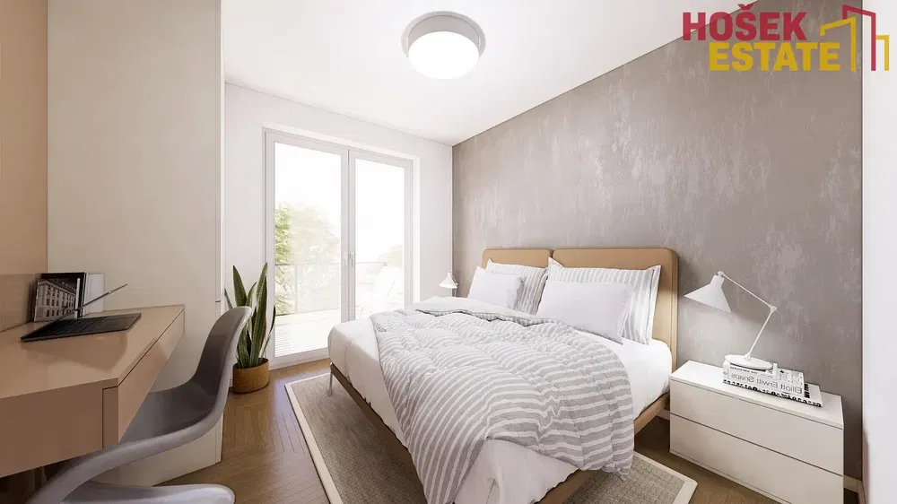 Yatak odası; doğal ışık, modern stil