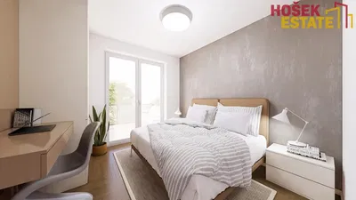 Yatak odası; doğal ışık, modern stil