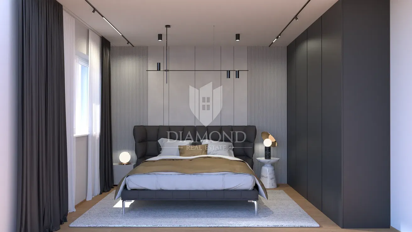 Спаваћа соба; модерни стил, природно светло