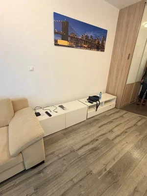 Wohnzimmer; blick, holzboden, moderner stil