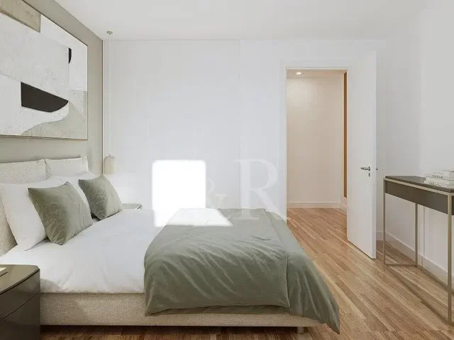 Schlafzimmer; tageslicht, moderner stil, holzboden