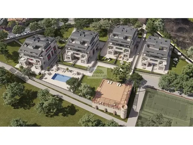 Maison et environs; vue