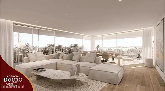 Soggiorno; vista, luce naturale, stile moderno, pavimento in legno