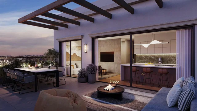 Terrace; view, natural light
