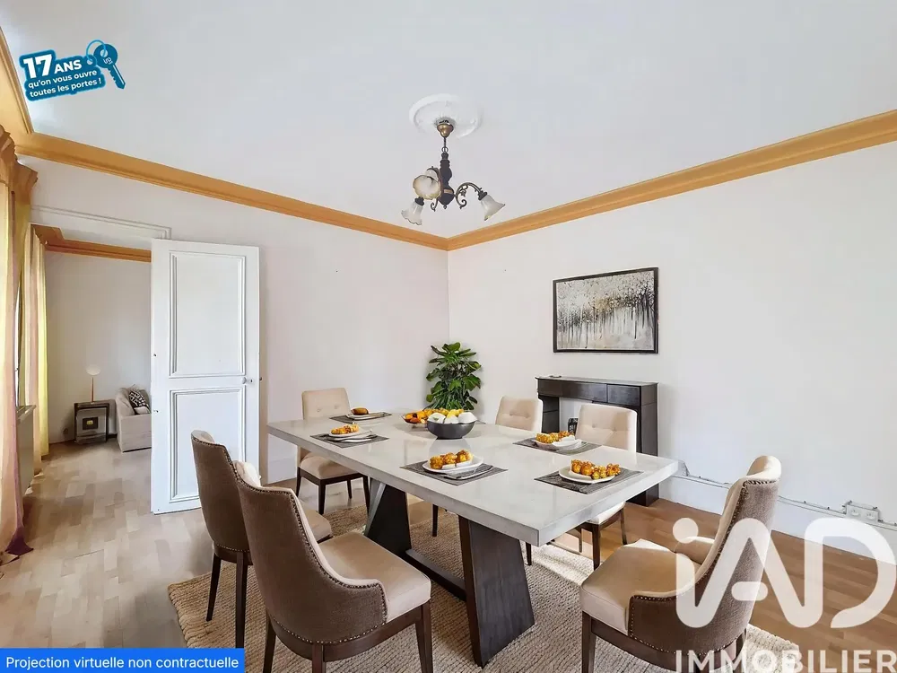 Yemek odası; fayans zemin, modern stil