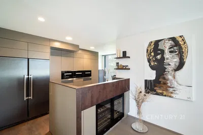 Küche; küchengeräte, moderner stil, renoviert, tageslicht