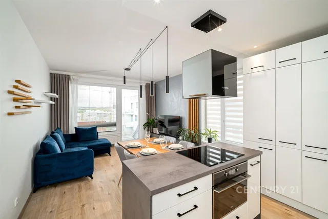 Keuken; uitzicht, natuurlijk licht, moderne stijl