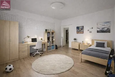 Çocuk odası; ahşap zemin, doğal ışık, modern stil