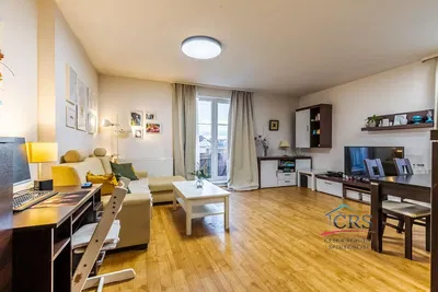 Woonkamer; natuurlijk licht, moderne stijl, houten vloer