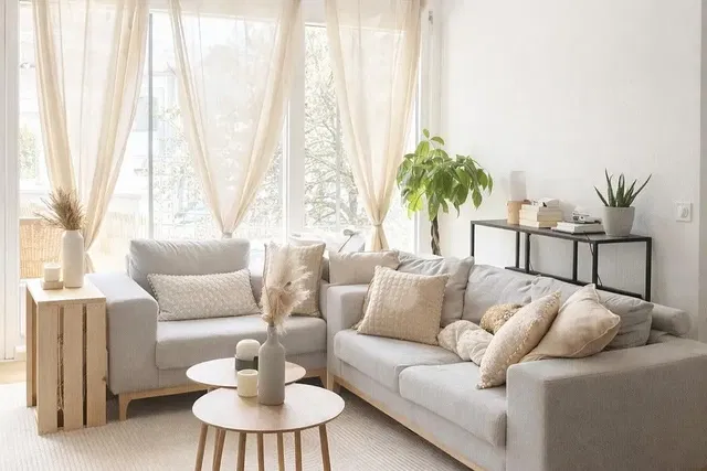 Living room; natural light, modern style