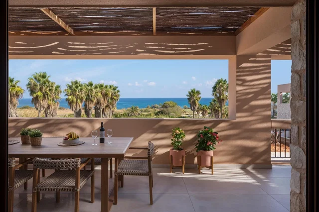 Terrasse; vue, lumière naturelle