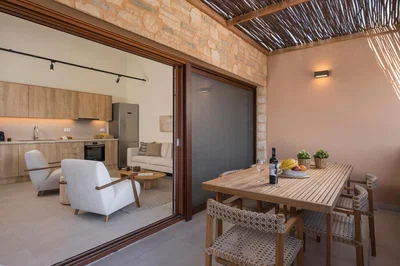 Terrasse; vue, lumière naturelle, style moderne