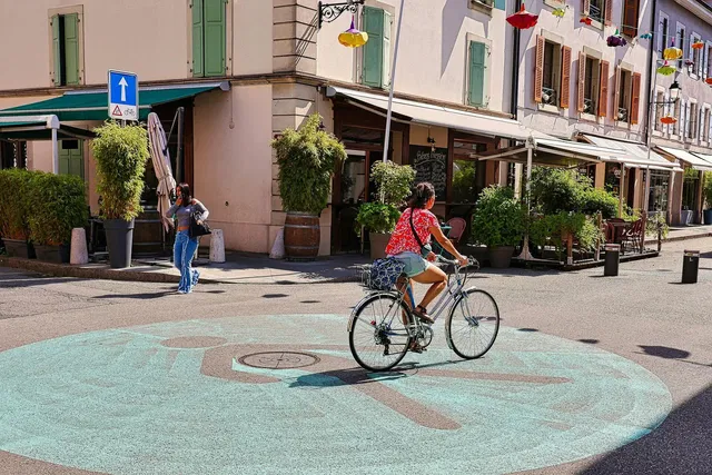 Casa e arredores; vista