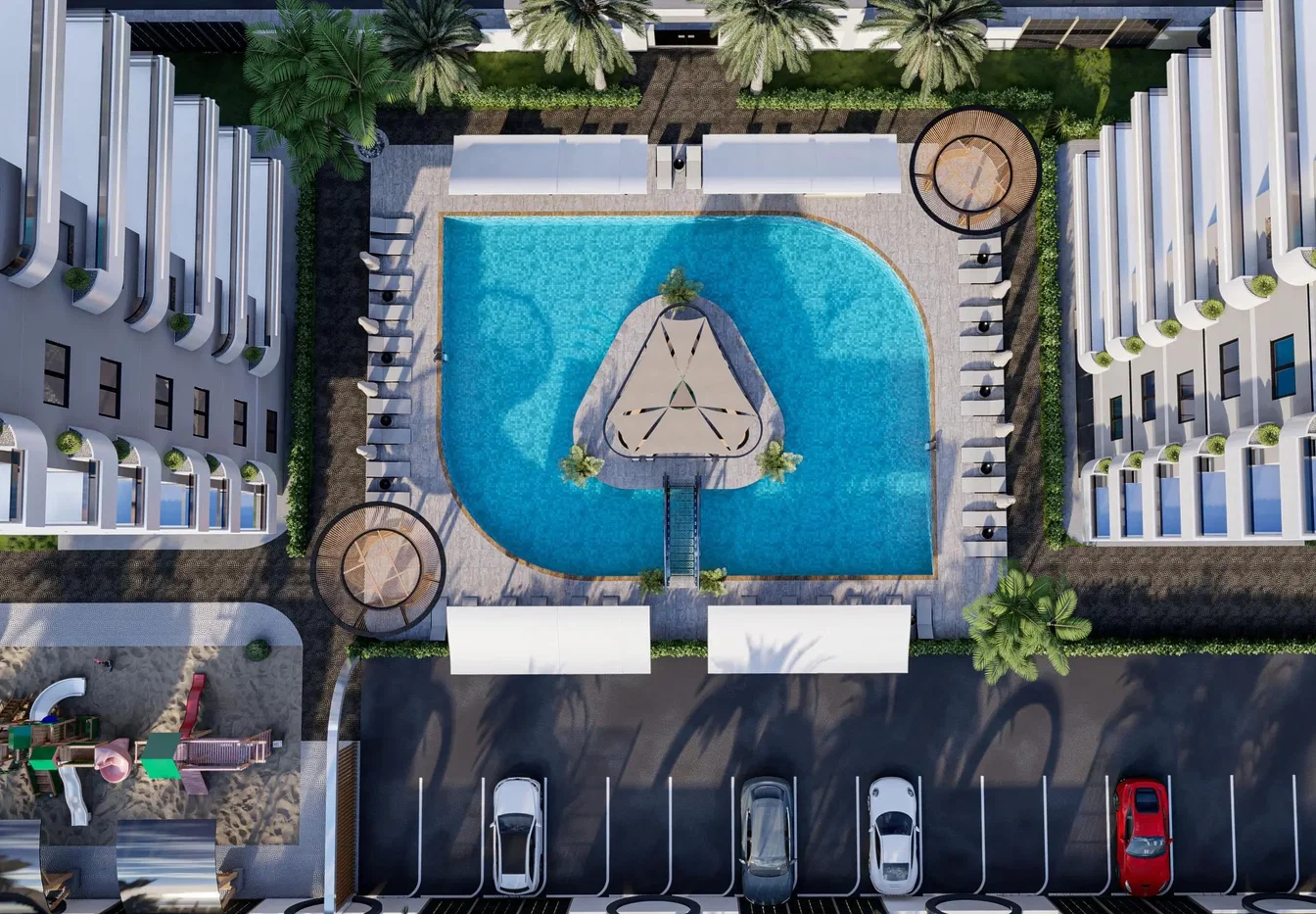 المنزل والمناطق المحيطة; إطلالة