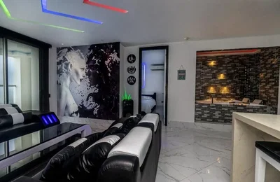 Wohnzimmer; moderner stil, tageslicht