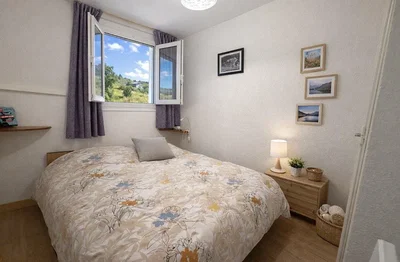 Yatak odası; doğal ışık, manzara