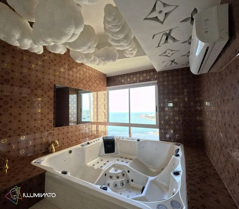 Badezimmer; blick, tageslicht