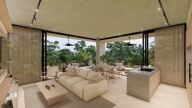 Wohnzimmer; blick, tageslicht, moderner stil