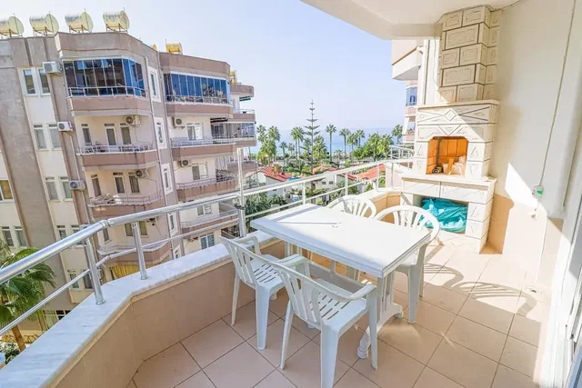 Terrace; view, fireplace