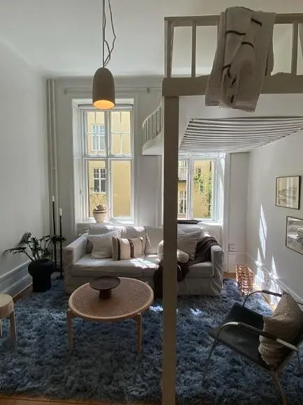 Salon; lumière naturelle, style moderne