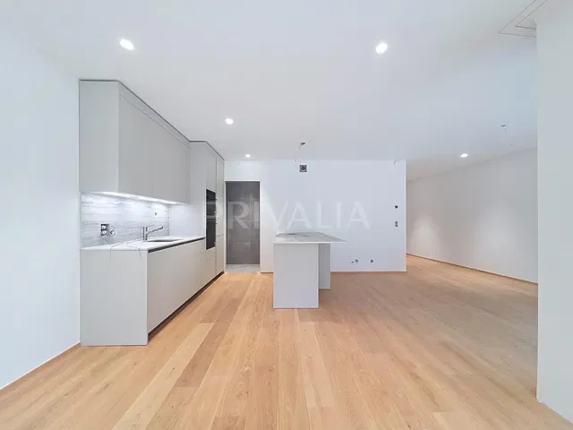 Kitchen; wood floor, renovated, natural light