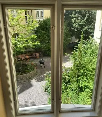 Balcon; vue, lumière naturelle