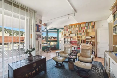 Oturma odası; manzara, doğal ışık, modern stil