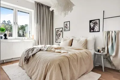 Chambre; lumière naturelle, style moderne