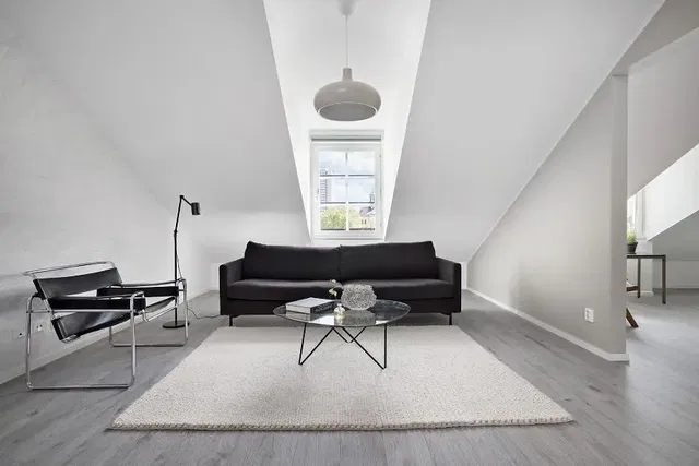 Living room; natural light, modern style, wood floor