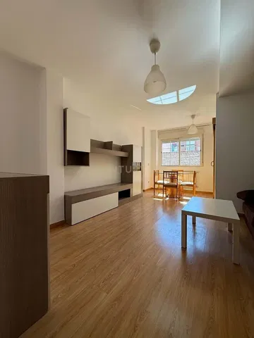 Living room; wood floor, natural light