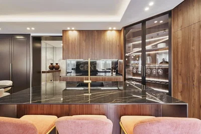 Mutfak; mutfak aletleri, modern stil, tadilatlı, doğal ışık