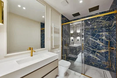 Banyo; tadilatlı, doğal ışık, modern stil
