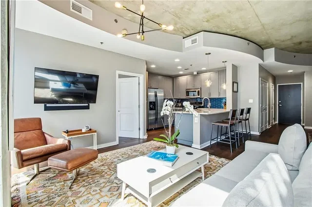 Living room; view, natural light, modern style