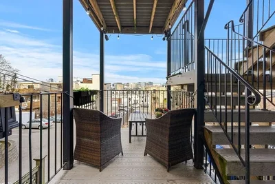 Balkon; pogled, drveni pod