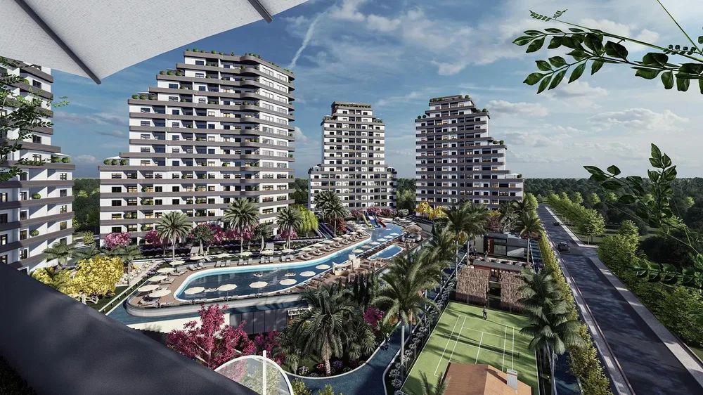 Kuća i okolina; pogled