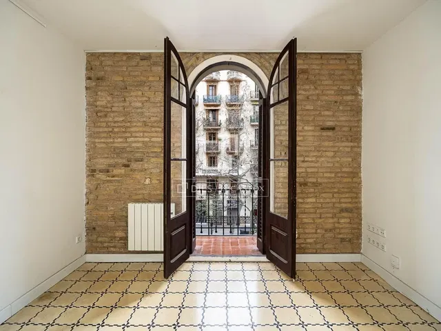 Balcony; view, tile floor