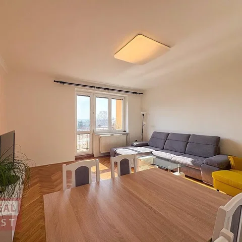 Salon; światło dzienne, widok, podłoga drewniana