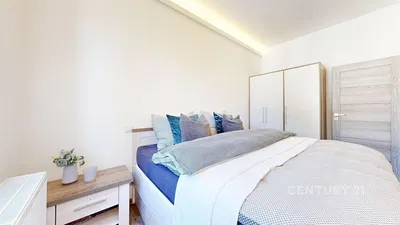 Slaapkamer; natuurlijk licht, moderne stijl