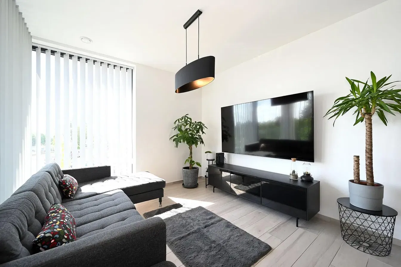 Wohnzimmer; tageslicht, moderner stil