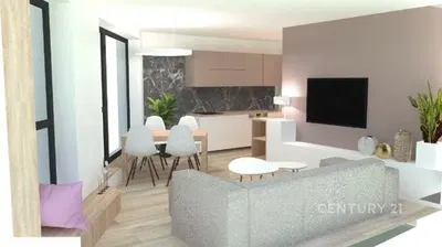 Woonkamer; uitzicht, natuurlijk licht, moderne stijl