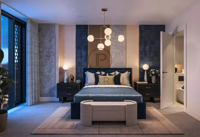 Slaapkamer; natuurlijk licht, moderne stijl