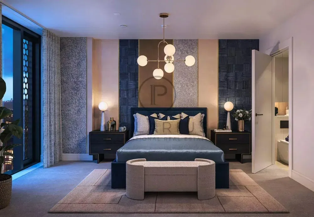 Chambre; lumière naturelle, style moderne