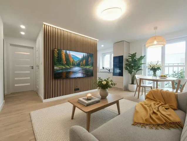 Salon; lumière naturelle, style moderne