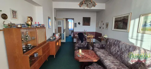 Wohnzimmer; rustikaler stil, holzboden