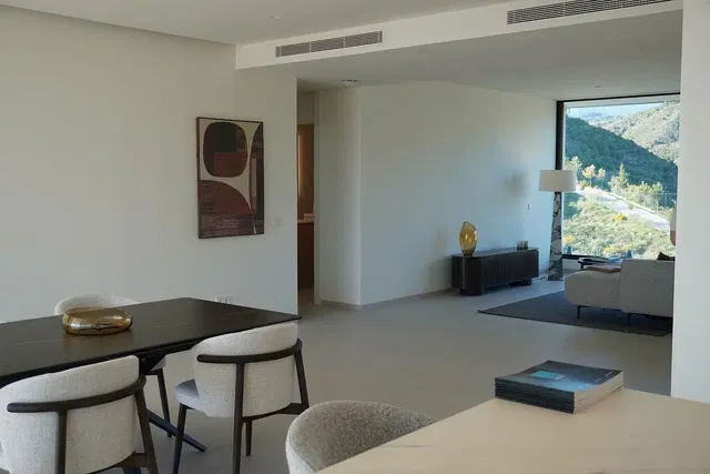 Living room; view, natural light, modern style