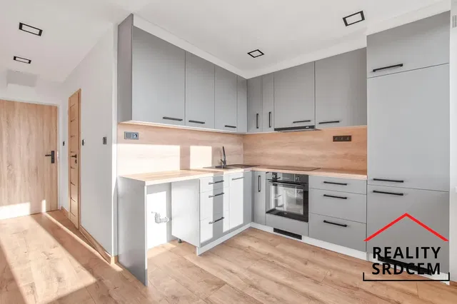 Kuchyňa; kuchynské spotrebiče, moderný štýl, po rekonštrukcii, prirodzené svetlo