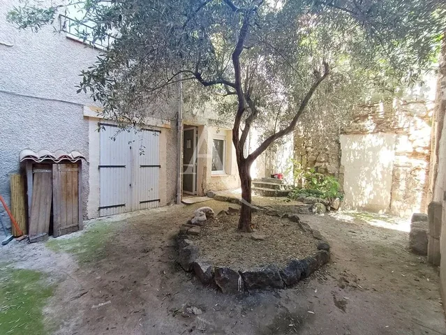 Casa e arredores; luz natural, precisa de renovação